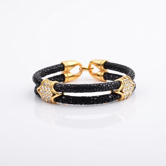 Apricate Gold Midnight Stingray Bracelet #LTS0102 - Picture 1 of 3